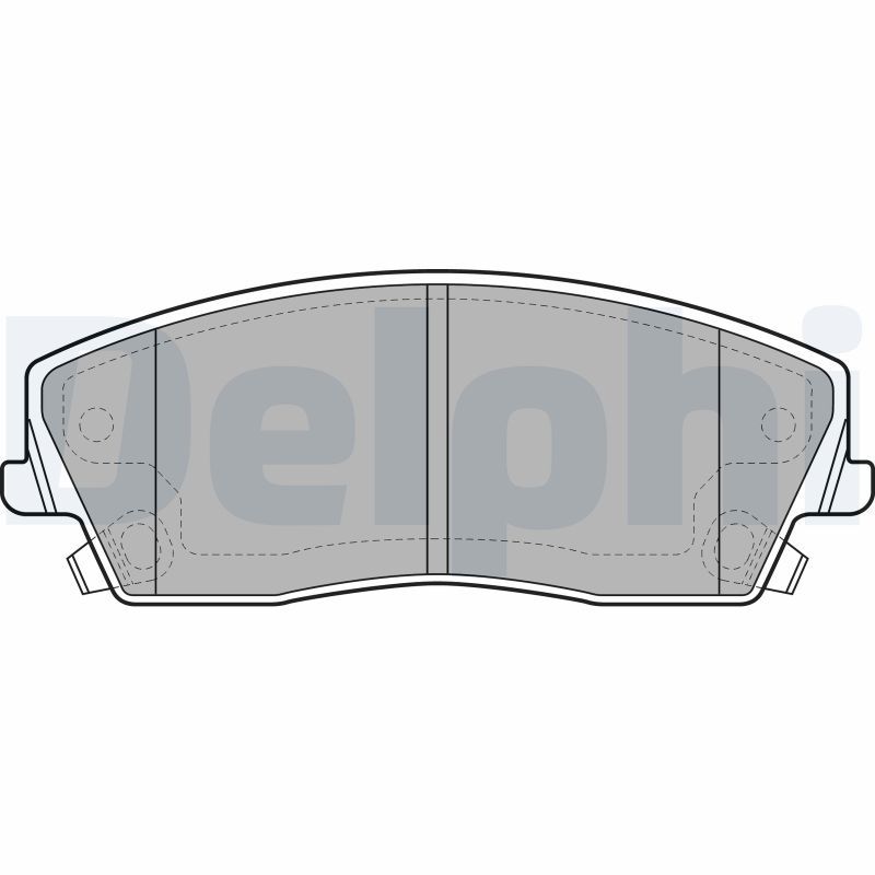 DELPHI LP2034 Brake Pad Set, disc brake