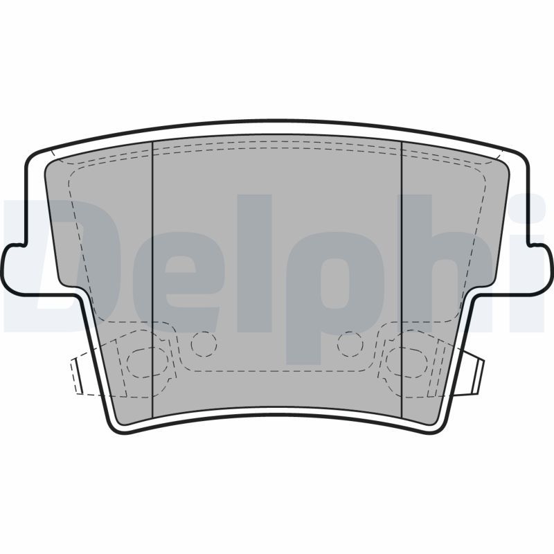 DELPHI LP2035 Brake Pad Set, disc brake