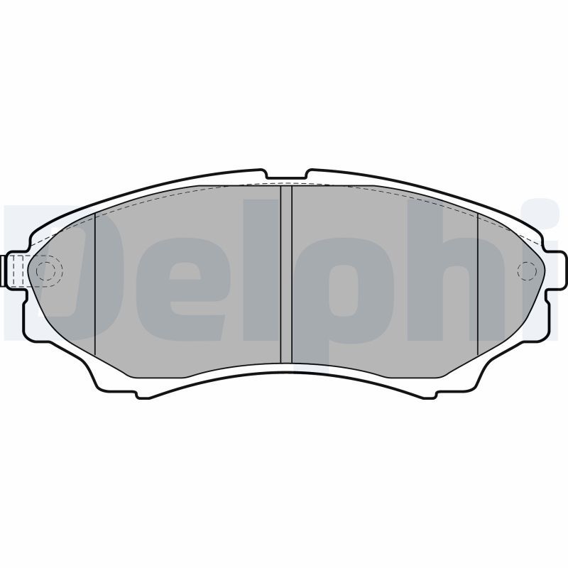 DELPHI LP2036 Brake Pad Set, disc brake