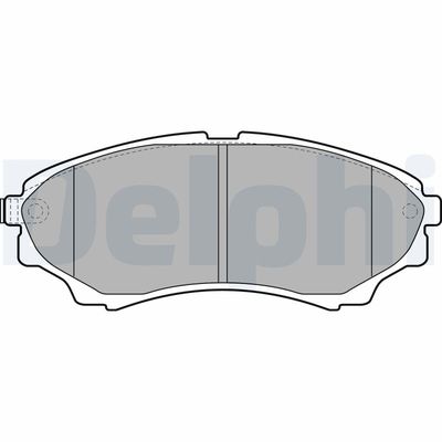 Brake Pad Set, disc brake DELPHI LP2036
