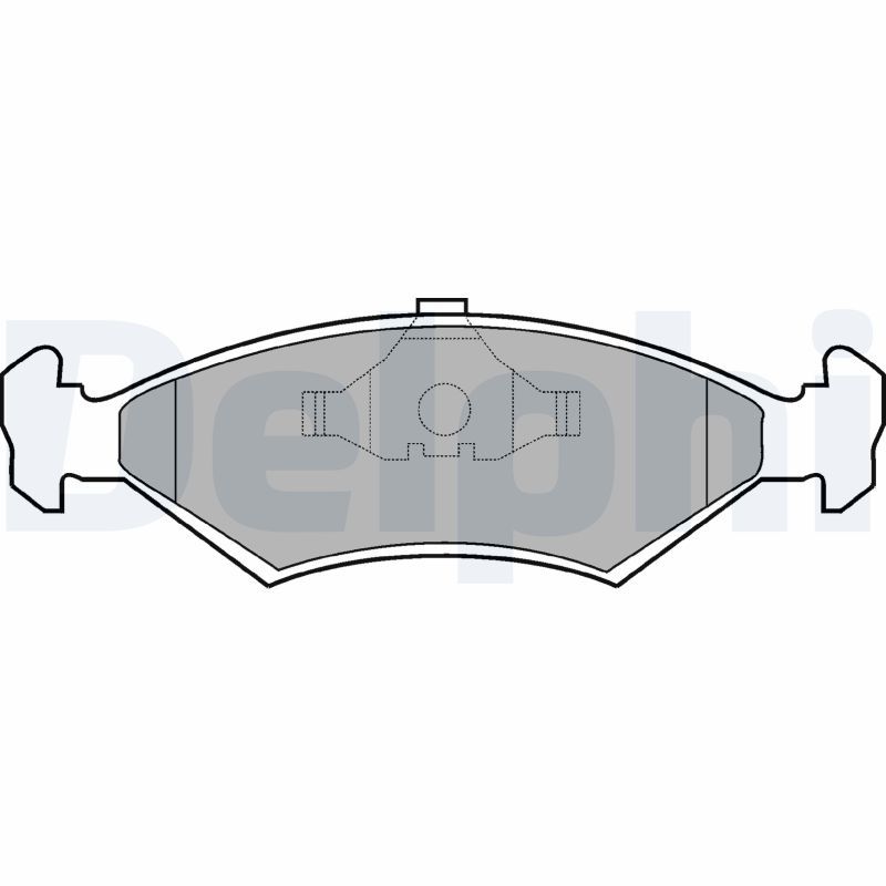 DELPHI LP204 Brake Pad Set, disc brake