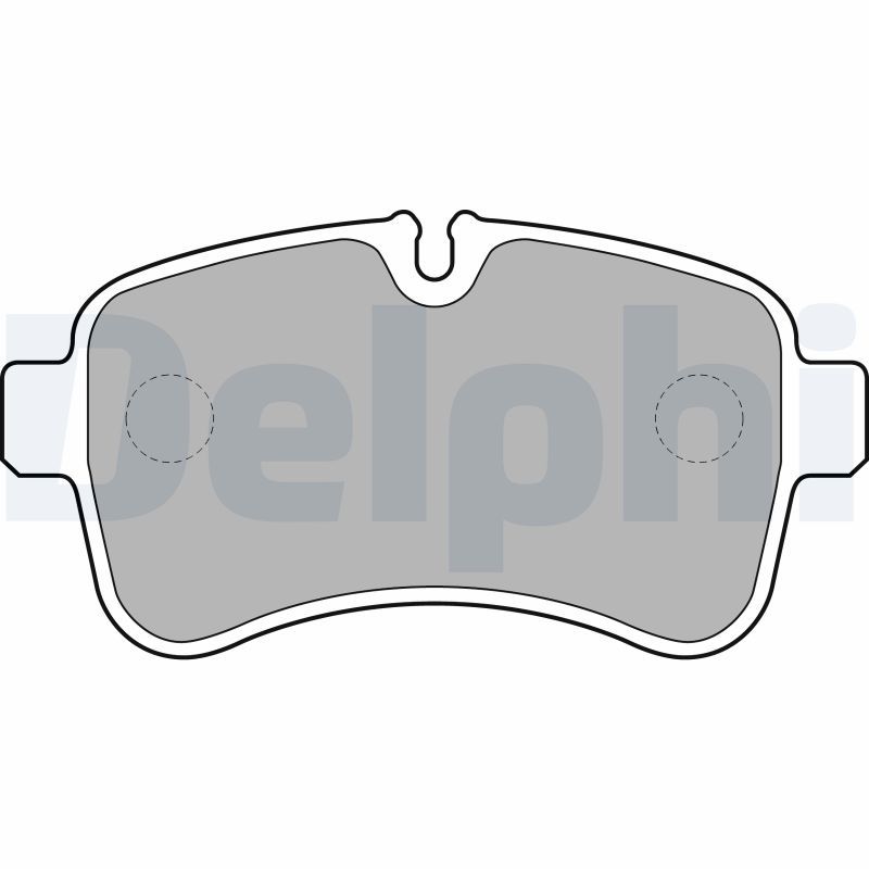 DELPHI LP2040 Brake Pad Set, disc brake