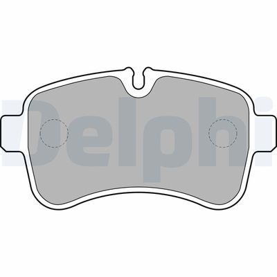 Brake Pad Set, disc brake DELPHI LP2040