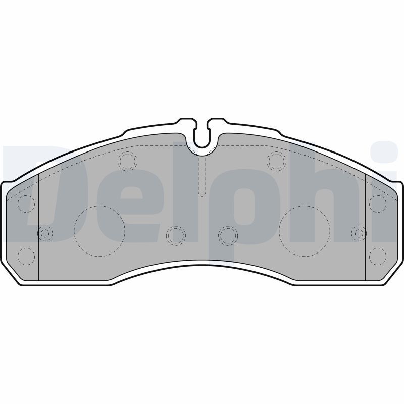 DELPHI LP2042 Brake Pad Set, disc brake