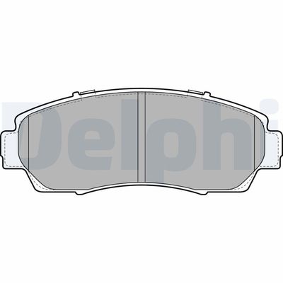 Brake Pad Set, disc brake DELPHI LP2046