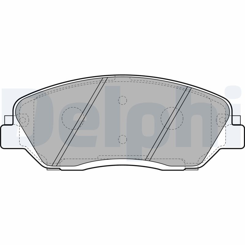 DELPHI LP2048 Brake Pad Set, disc brake