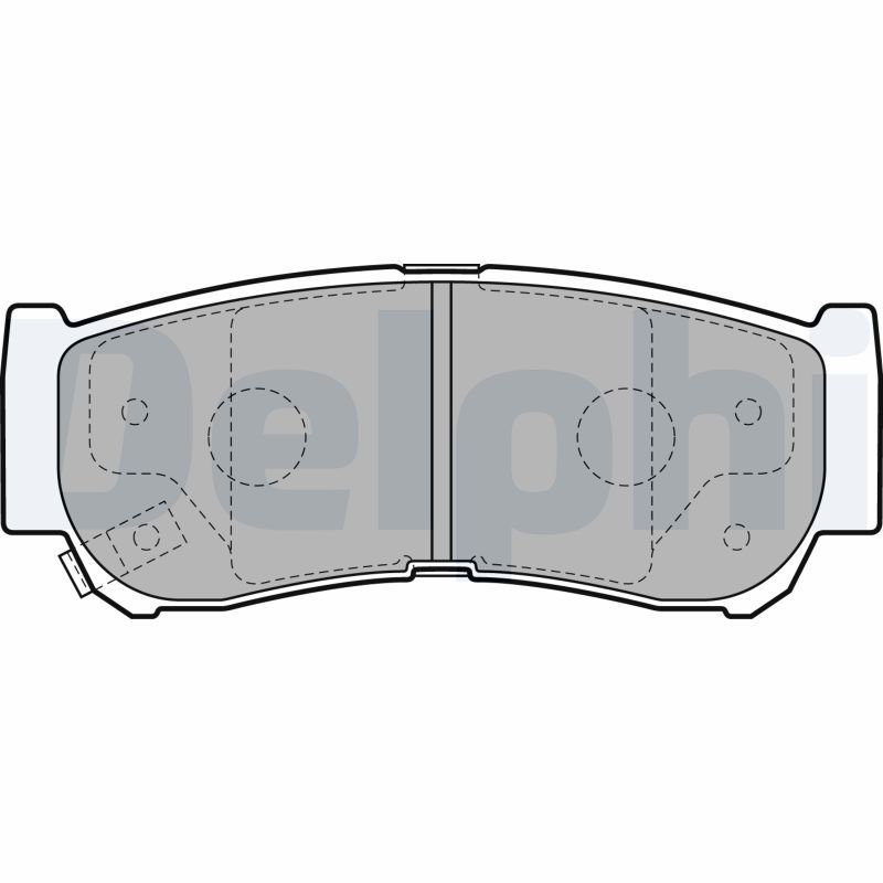 DELPHI LP2049 Brake Pad Set, disc brake
