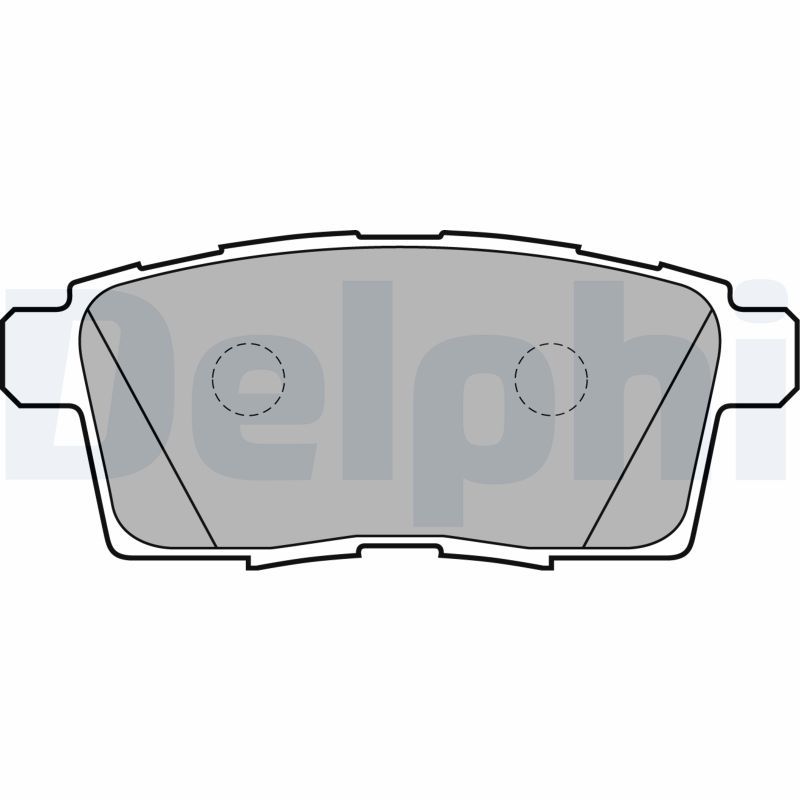 DELPHI LP2052 Brake Pad Set, disc brake