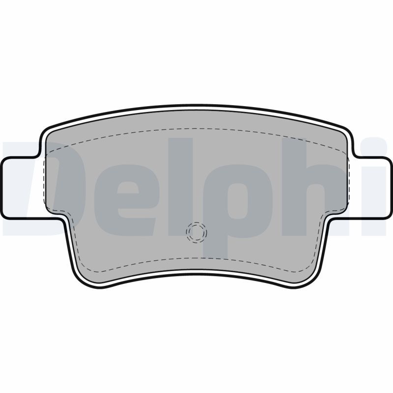 DELPHI LP2055 Brake Pad Set, disc brake