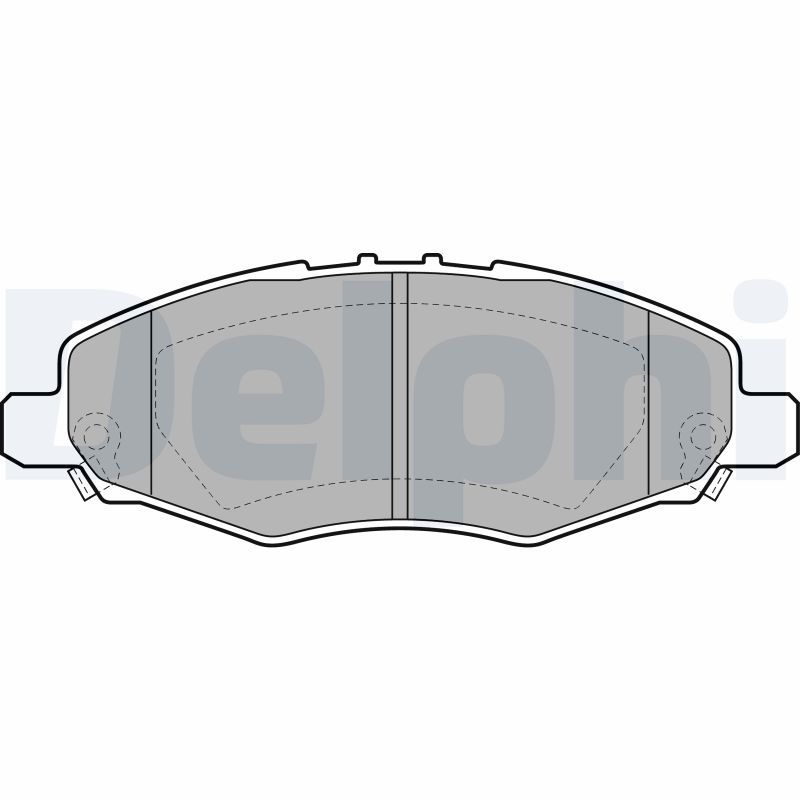 DELPHI LP2059 Brake Pad Set, disc brake