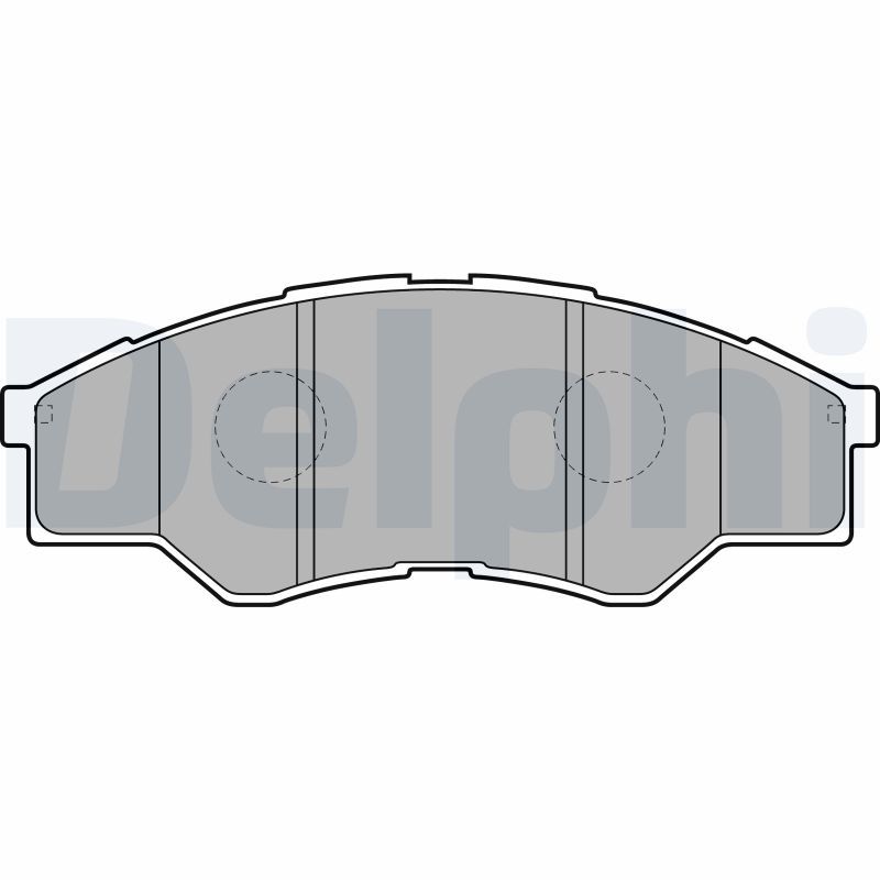 DELPHI LP2060 Brake Pad Set, disc brake
