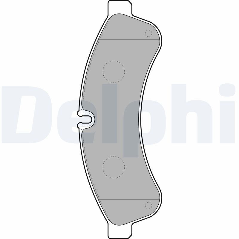 DELPHI LP2063 Brake Pad Set, disc brake