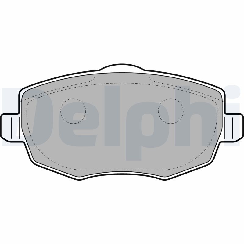 DELPHI LP2064 Brake Pad Set, disc brake
