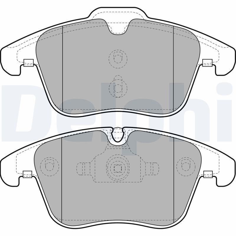 DELPHI LP2065 Brake Pad Set, disc brake