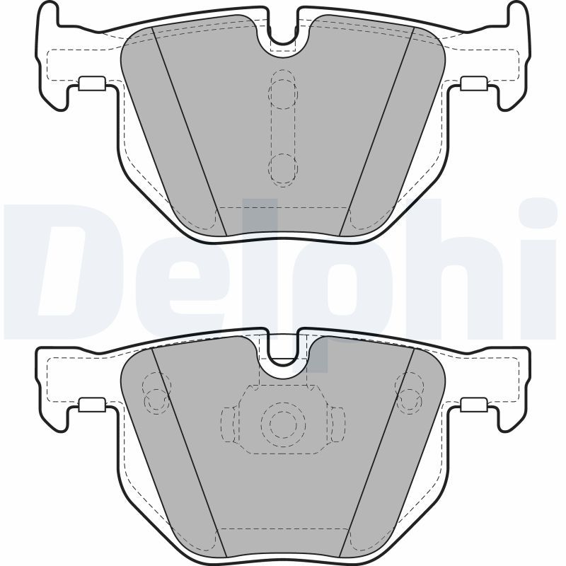 DELPHI LP2068 Brake Pad Set, disc brake