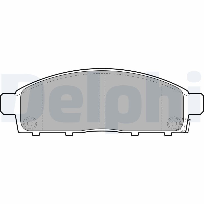 DELPHI LP2074 Brake Pad Set, disc brake