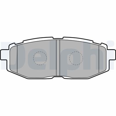 Brake Pad Set, disc brake DELPHI LP2076