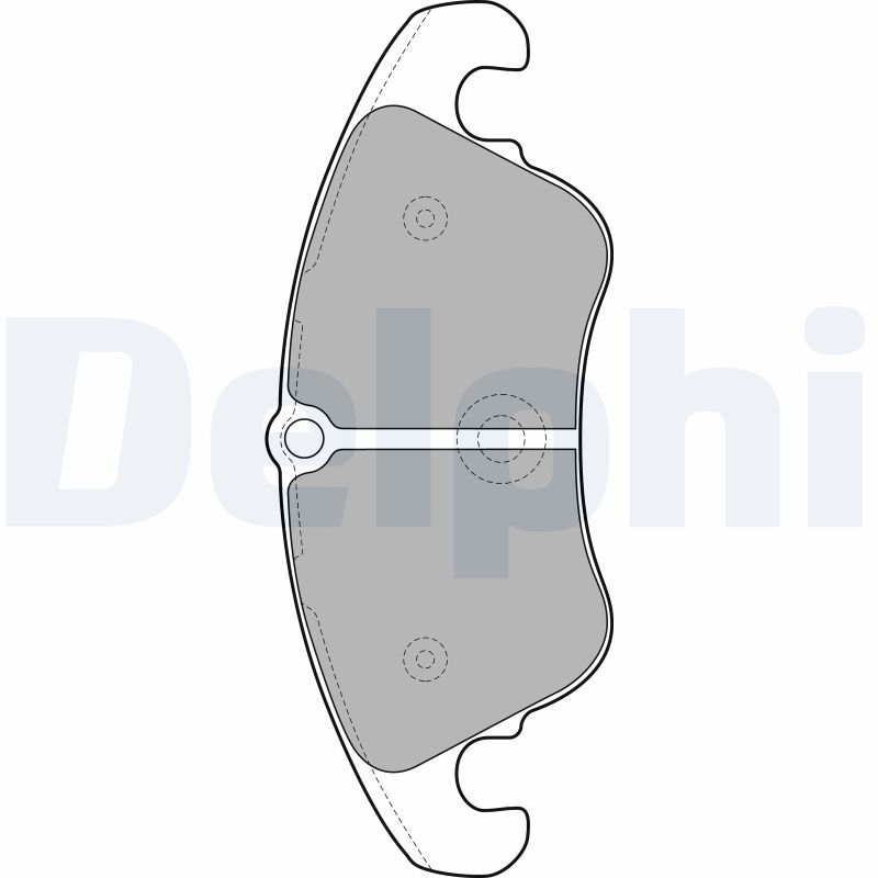 DELPHI LP2077 Brake Pad Set, disc brake