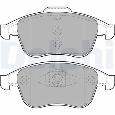 Brake Pad Set, disc brake DELPHI LP2079
