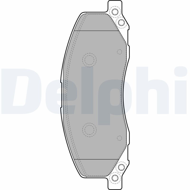 DELPHI LP2082 Brake Pad Set, disc brake