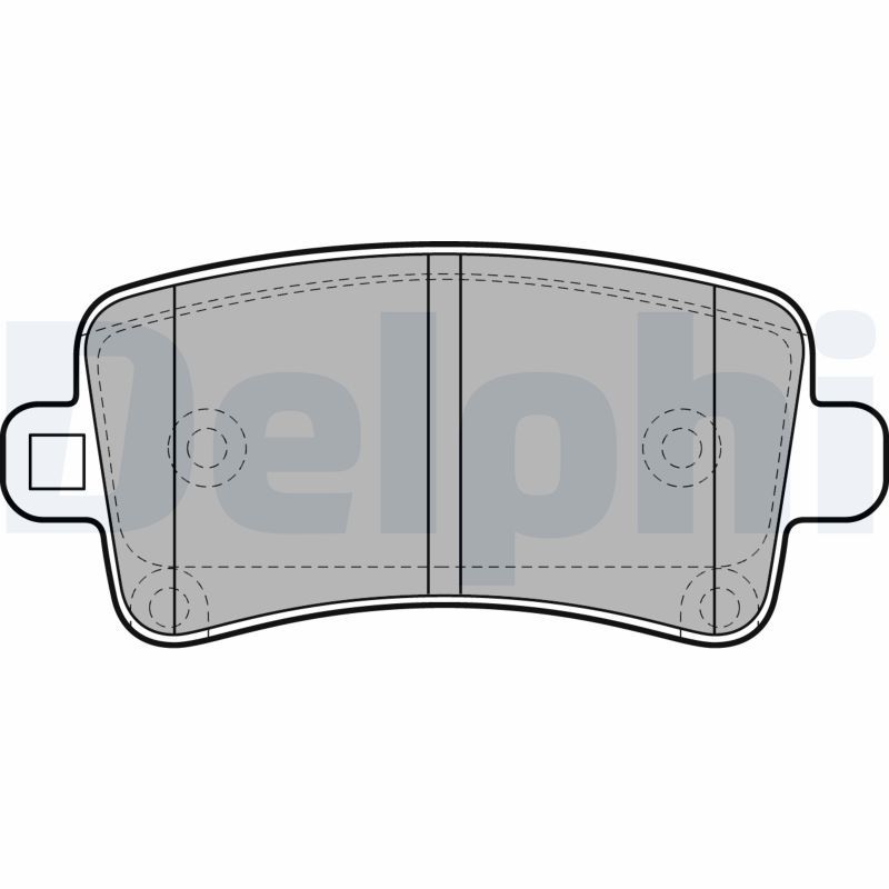 DELPHI LP2084 Brake Pad Set, disc brake