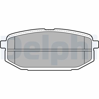 Brake Pad Set, disc brake DELPHI LP2088