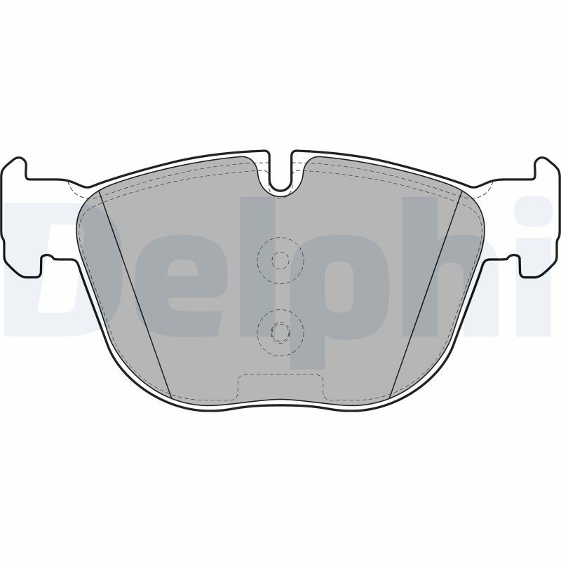 DELPHI LP2090 Brake Pad Set, disc brake