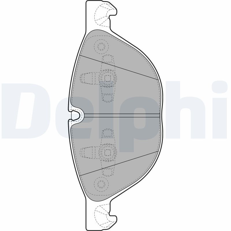 DELPHI LP2091 Brake Pad Set, disc brake