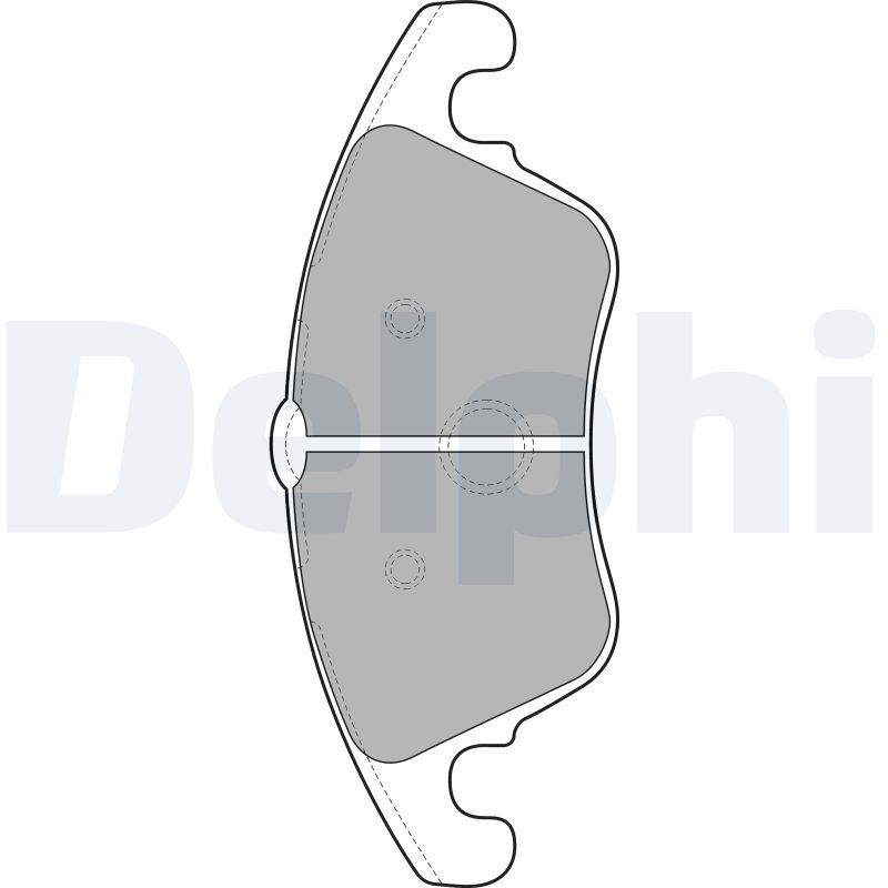 DELPHI LP2099 Brake Pad Set, disc brake