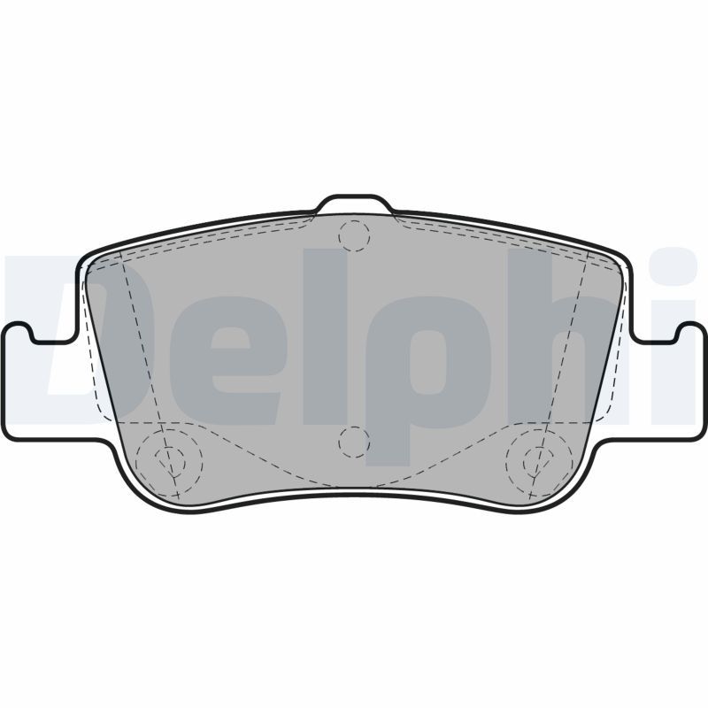 DELPHI LP2103 Brake Pad Set, disc brake