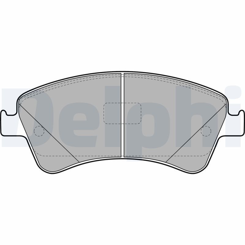 DELPHI LP2104 Brake Pad Set, disc brake