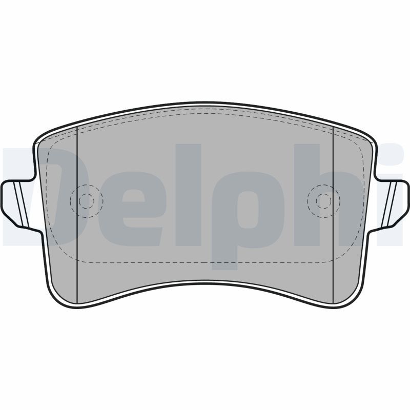 DELPHI LP2106 Brake Pad Set, disc brake