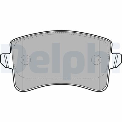 Brake Pad Set, disc brake DELPHI LP2106