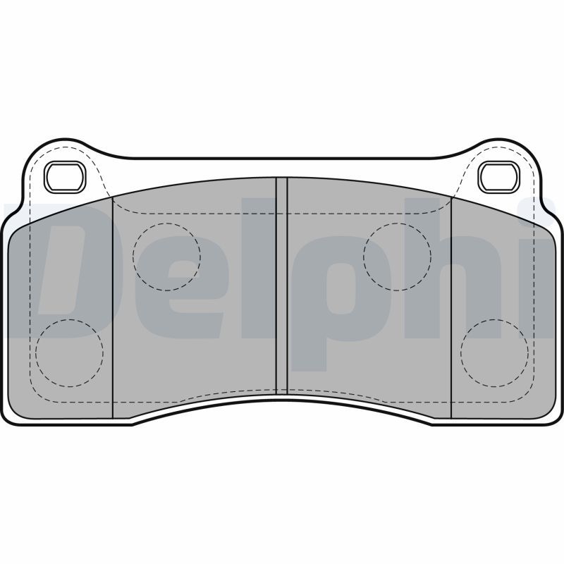 DELPHI LP2113 Brake Pad Set, disc brake