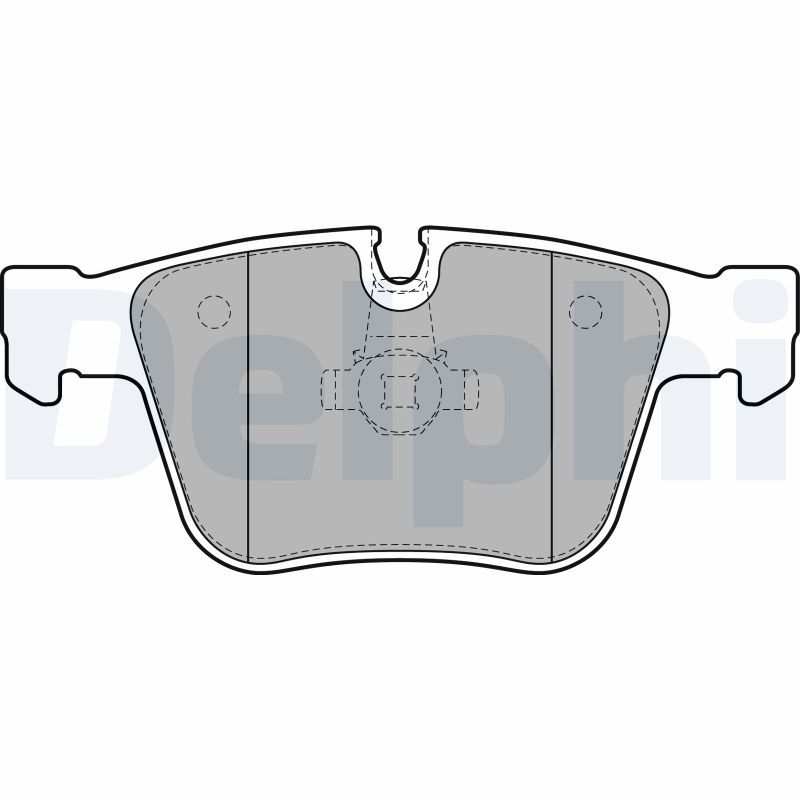 DELPHI LP2115 Brake Pad Set, disc brake