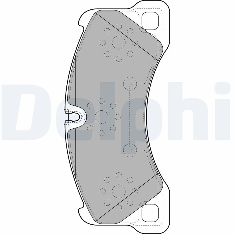 DELPHI LP2117 Brake Pad Set, disc brake