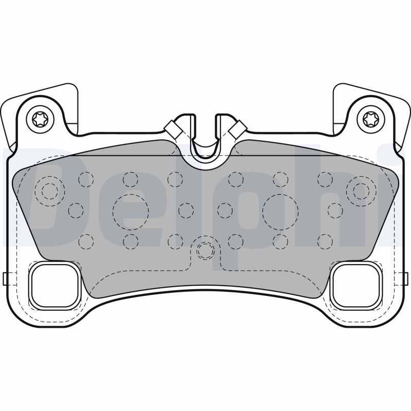 DELPHI LP2118 Brake Pad Set, disc brake