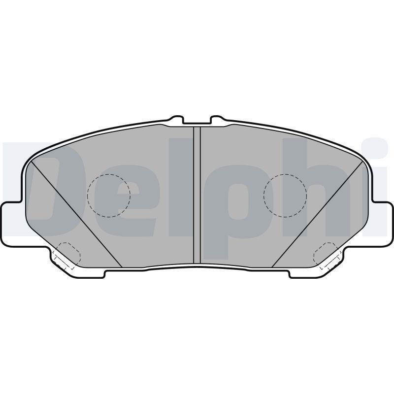 DELPHI LP2119 Brake Pad Set, disc brake