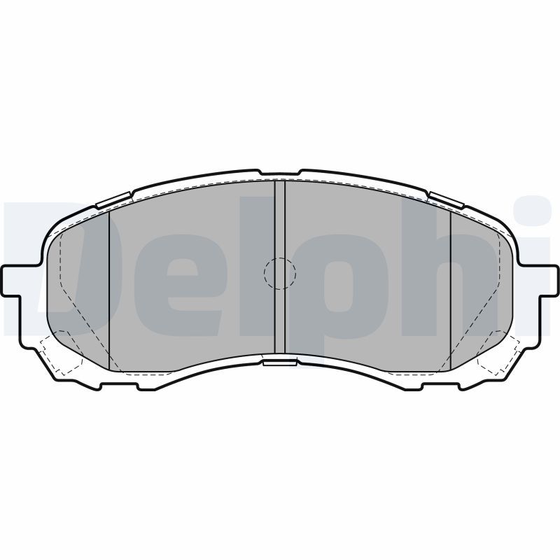 DELPHI LP2128 Brake Pad Set, disc brake
