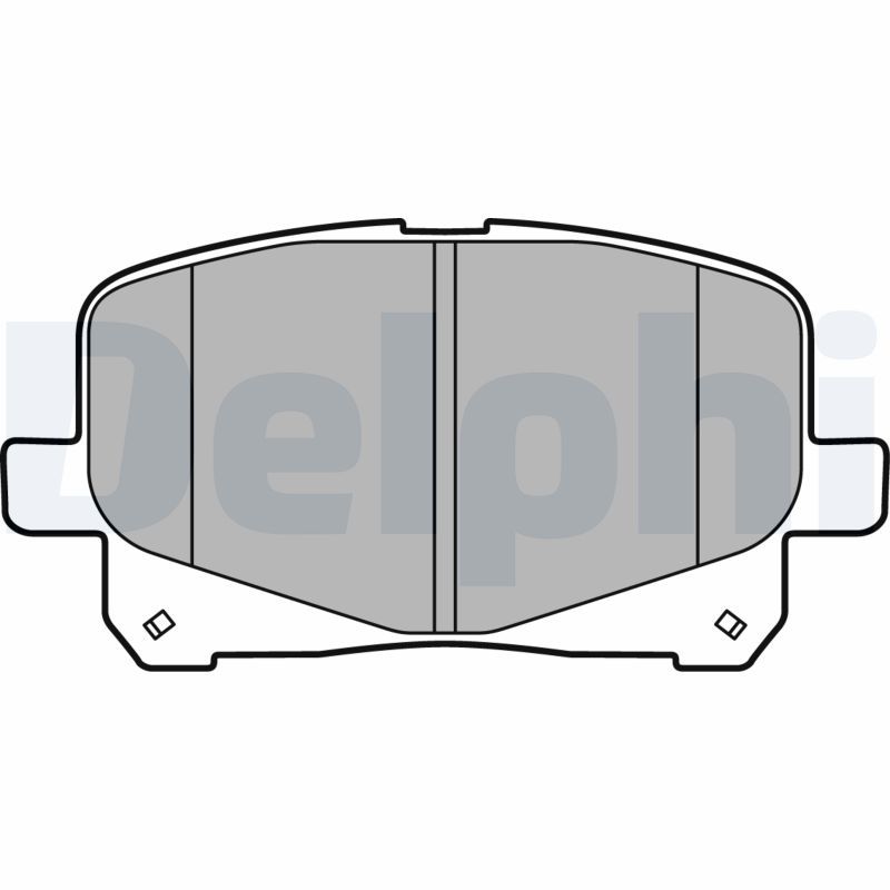 DELPHI LP2129 Brake Pad Set, disc brake