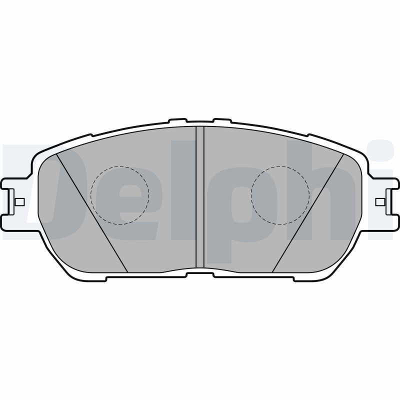 DELPHI LP2132 Brake Pad Set, disc brake