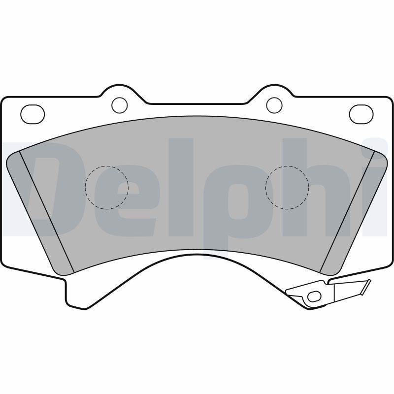 DELPHI LP2134 Brake Pad Set, disc brake