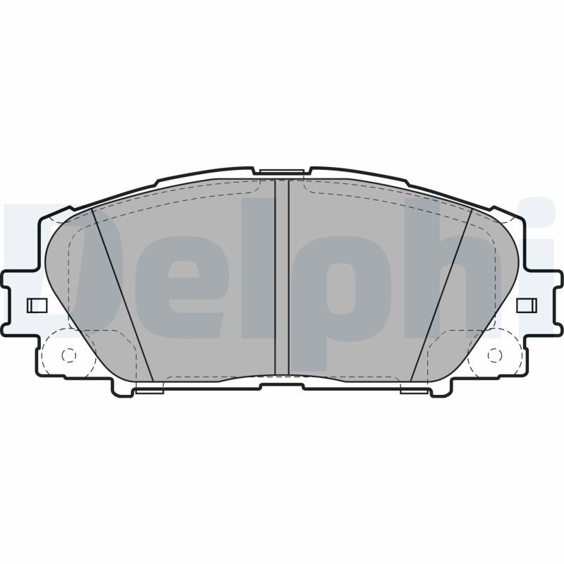 DELPHI LP2135 Brake Pad Set, disc brake