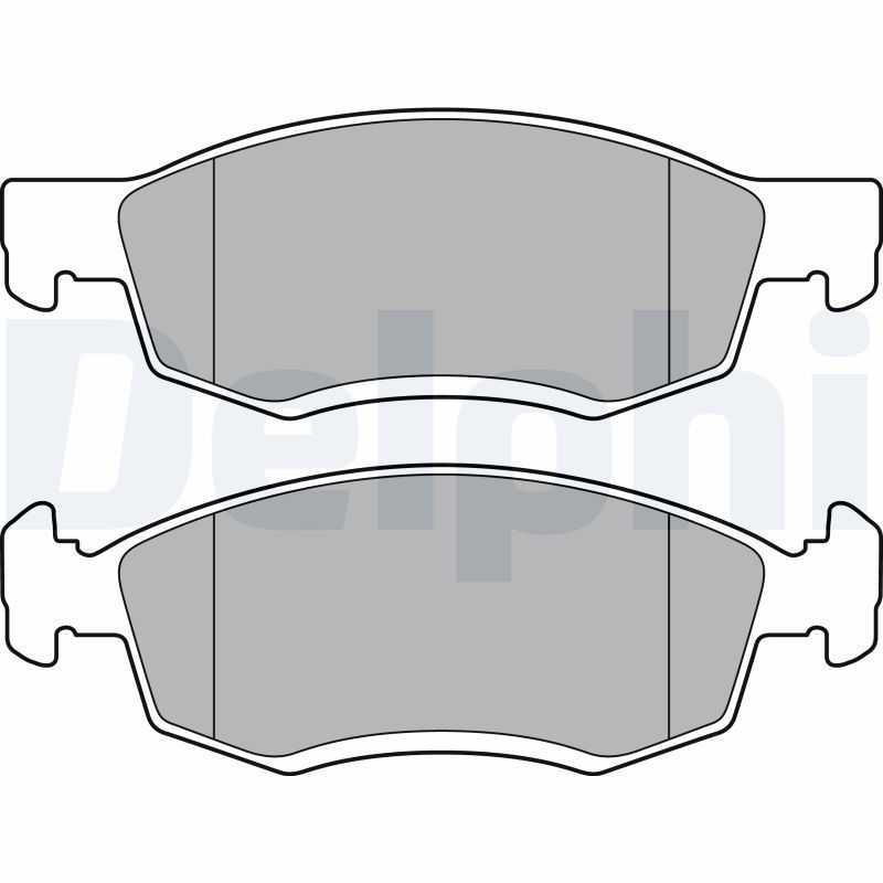 DELPHI LP2137 Brake Pad Set, disc brake