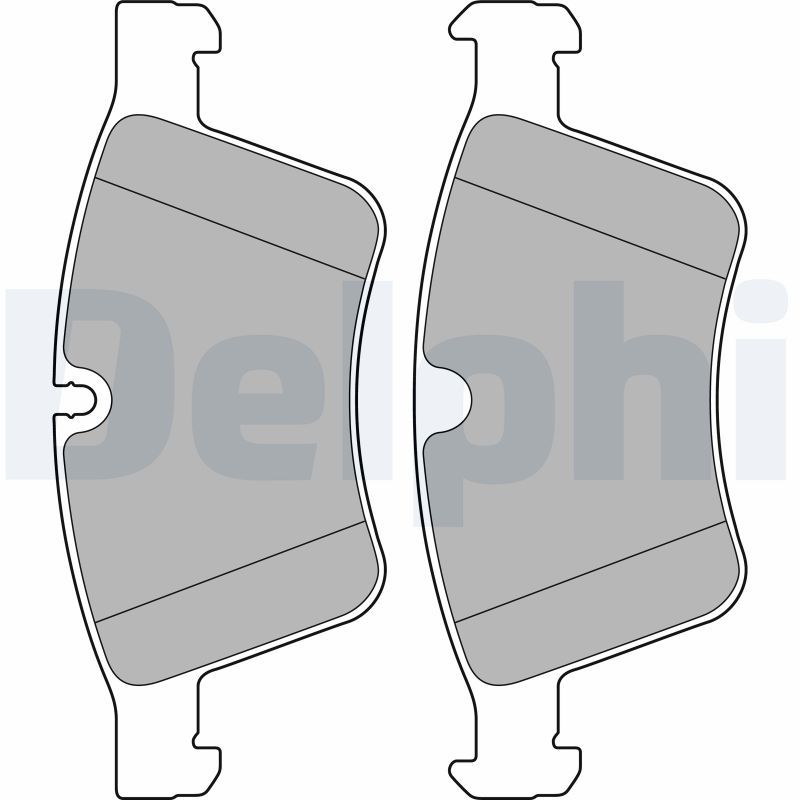 DELPHI LP2139 Brake Pad Set, disc brake