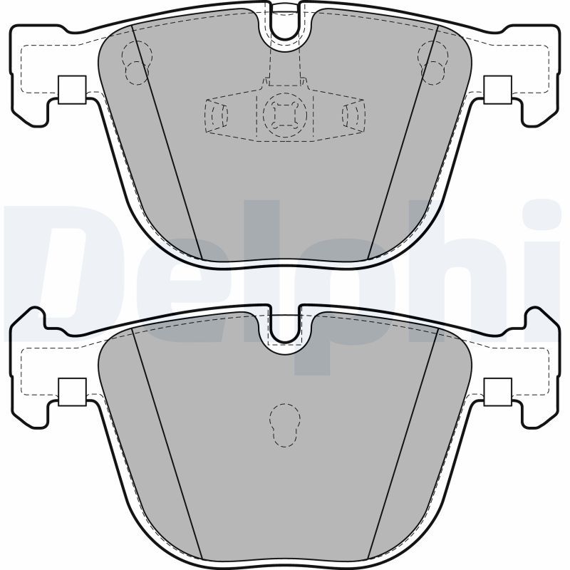 DELPHI LP2141 Brake Pad Set, disc brake