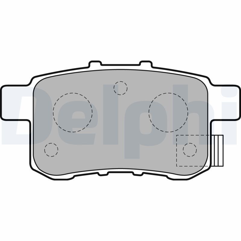DELPHI LP2145 Brake Pad Set, disc brake