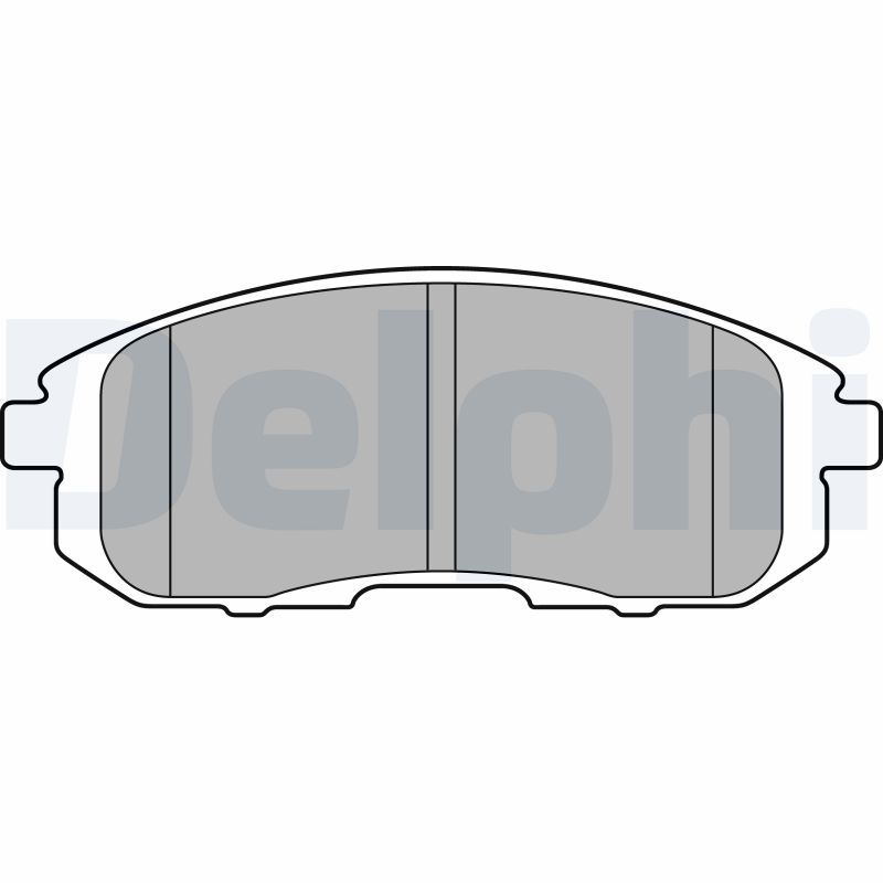 DELPHI LP2148 Brake Pad Set, disc brake