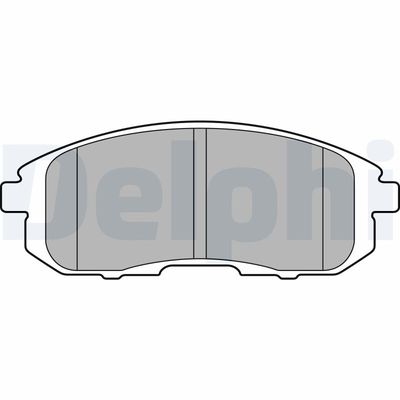 Brake Pad Set, disc brake DELPHI LP2148