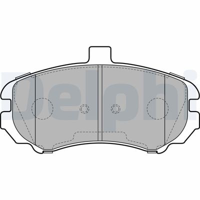 Brake Pad Set, disc brake DELPHI LP2150